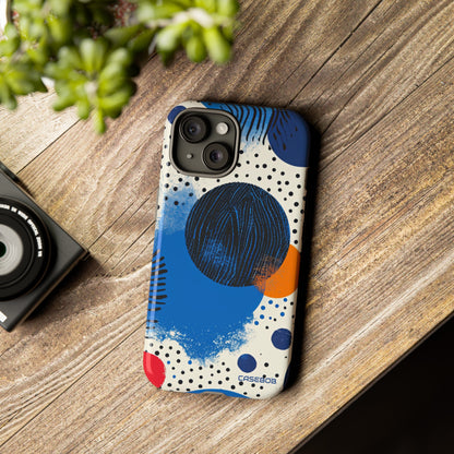 Blue Tranquil Geometry - Protective Phone Case