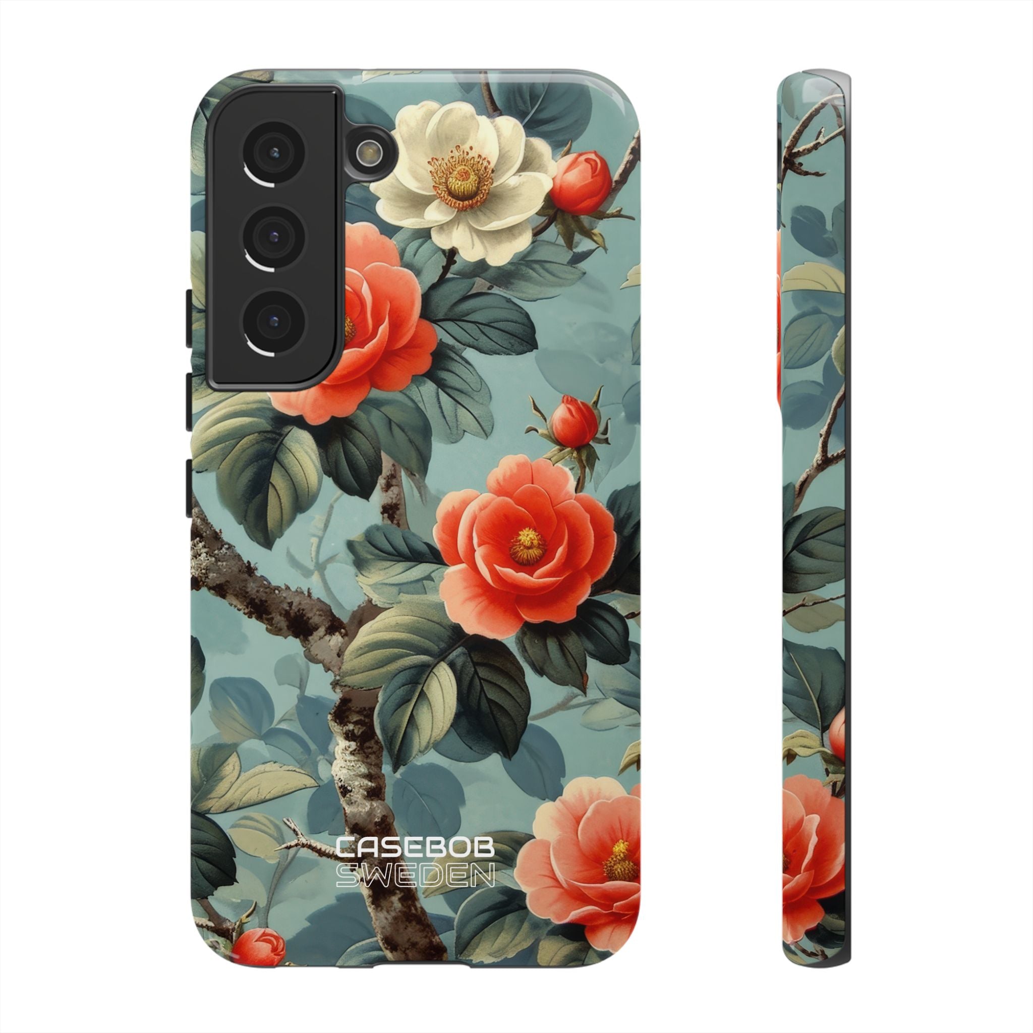 Coral Blossom Tapestry  Samsung S22 - Tough