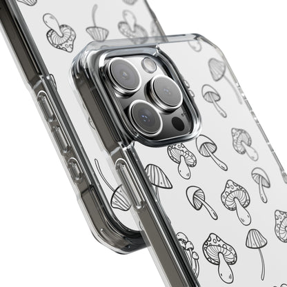 Mushroom Line Play iPhone Case - Impact