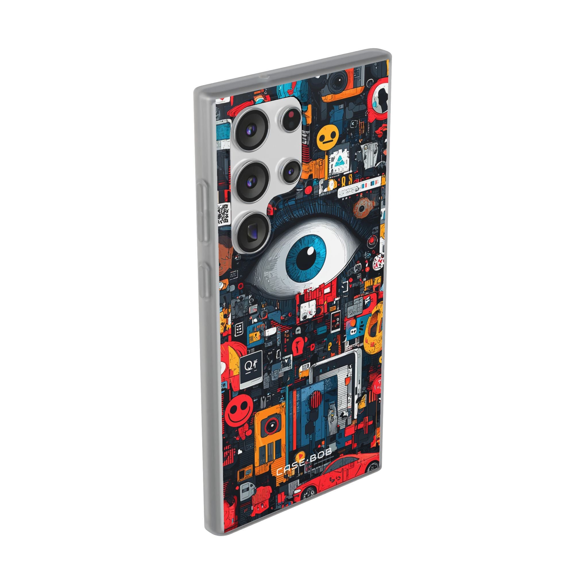 Digital Eye Blue Samsung S23 Ultra Case - Soft