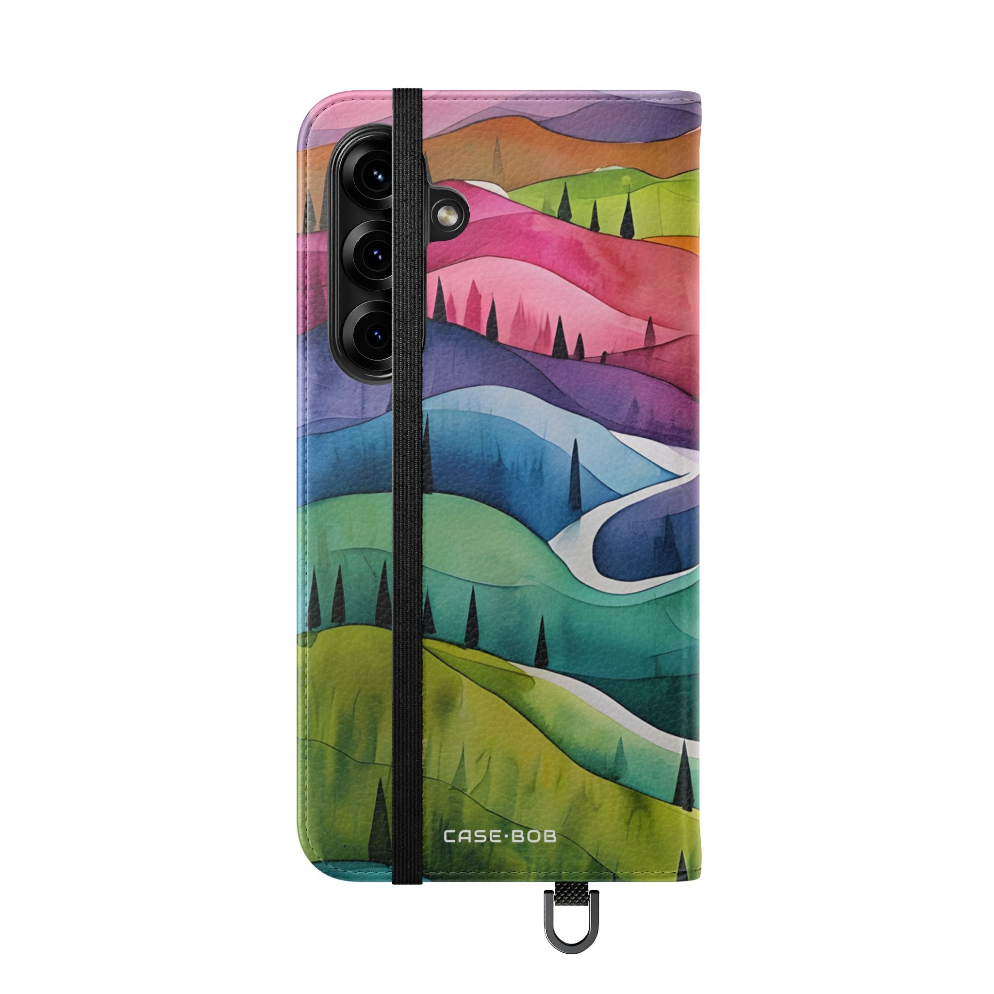 Valkoinen polku - Samsung S25+ -lompakkokotelo