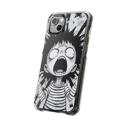 Screaming Stripes iPhone 14 Plus Case - Impact