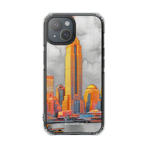 Urban Radiance - Phone Case for iPhone (Clear Impact - Magnetic)