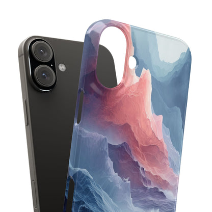 Mountain Wave Serenity - Slim iPhone 16 Phone Case