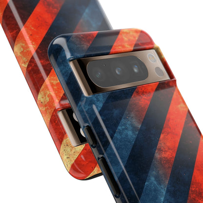 Diagonal Stripes Blaze Google Pixel 8 Pro Case - Tough