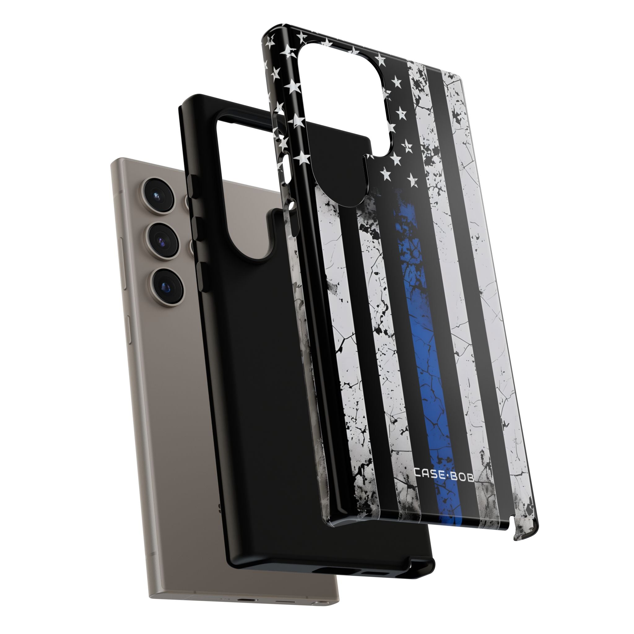 Blue Stripe Flag Samsung S24 Ultra Case - Tough