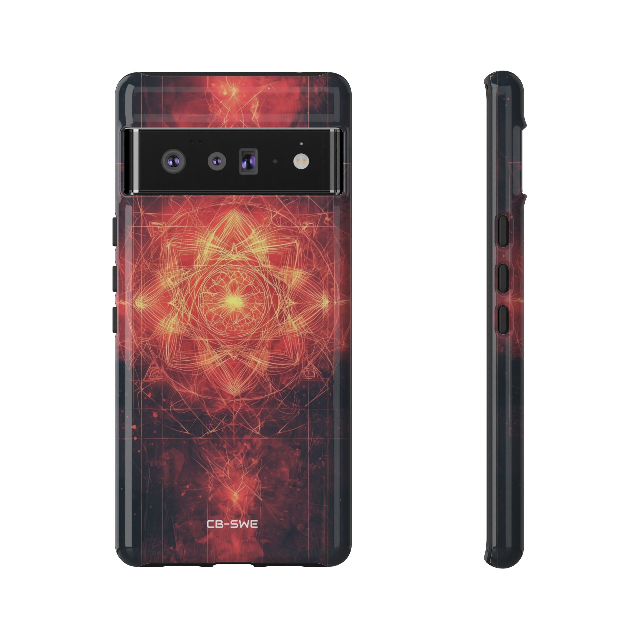 Flames Embrace Sky - Google Pixel Case