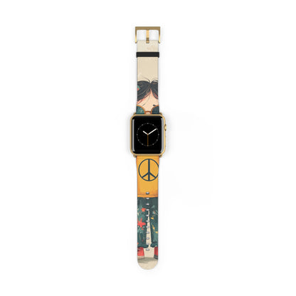 Peace Pigtails - Watch Band
