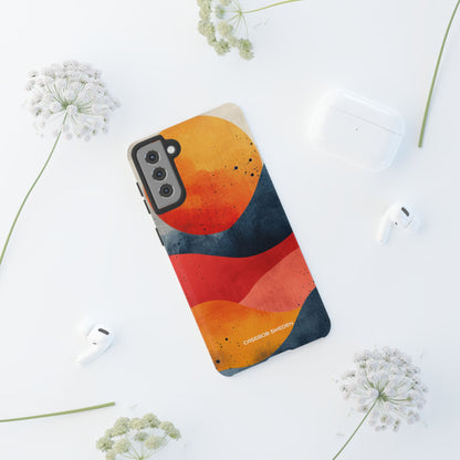 Sunburst Waves - Tough Samsung S21 Phone Case