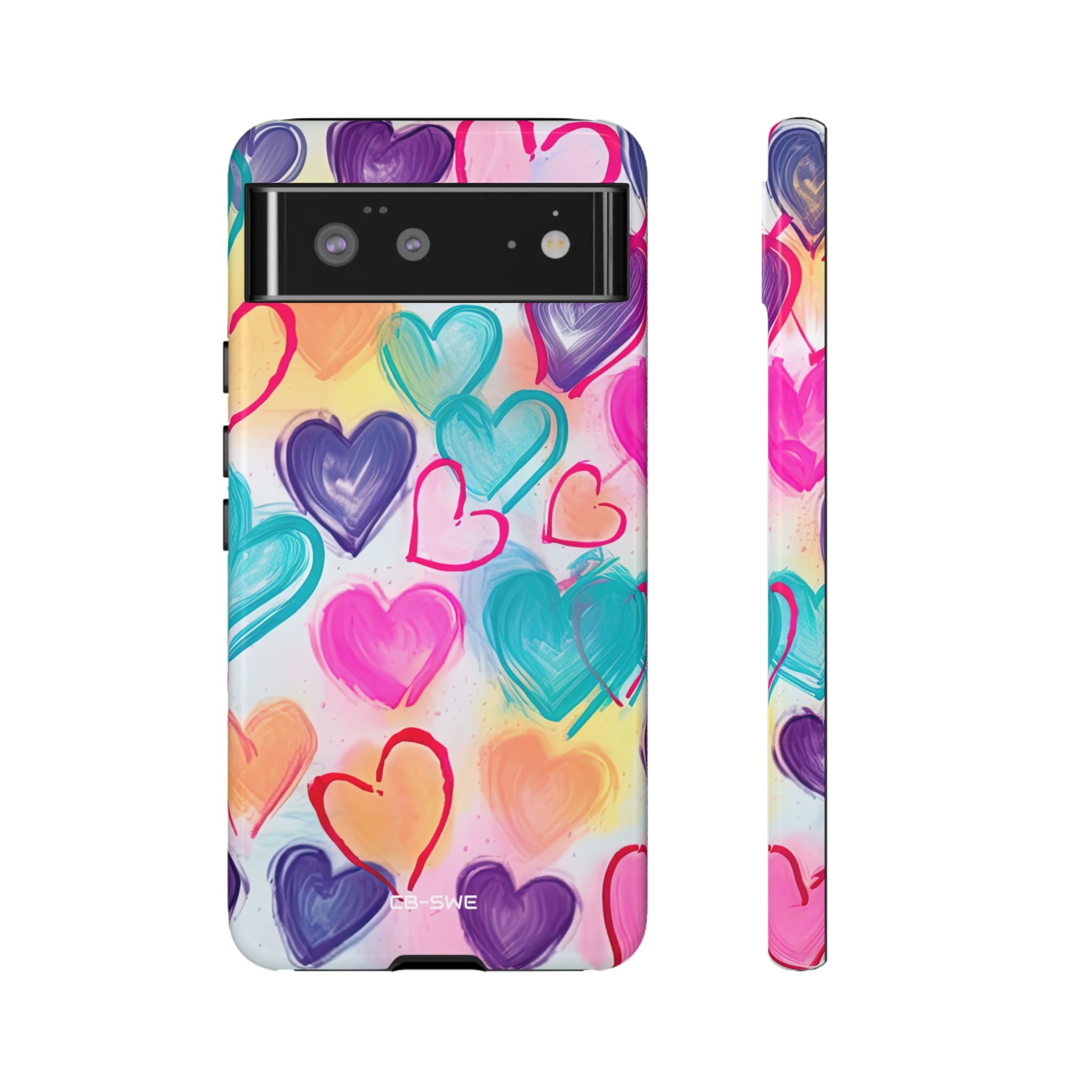 Hearts Dance Playfully - Google Pixel Case