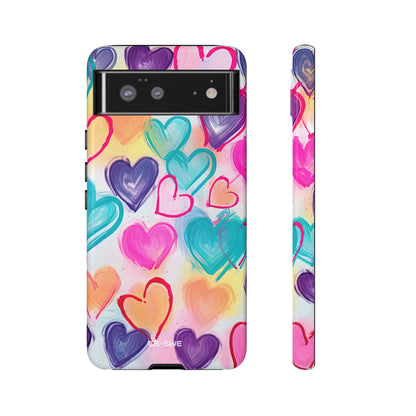 Hearts Dance Playfully - Google Pixel Case