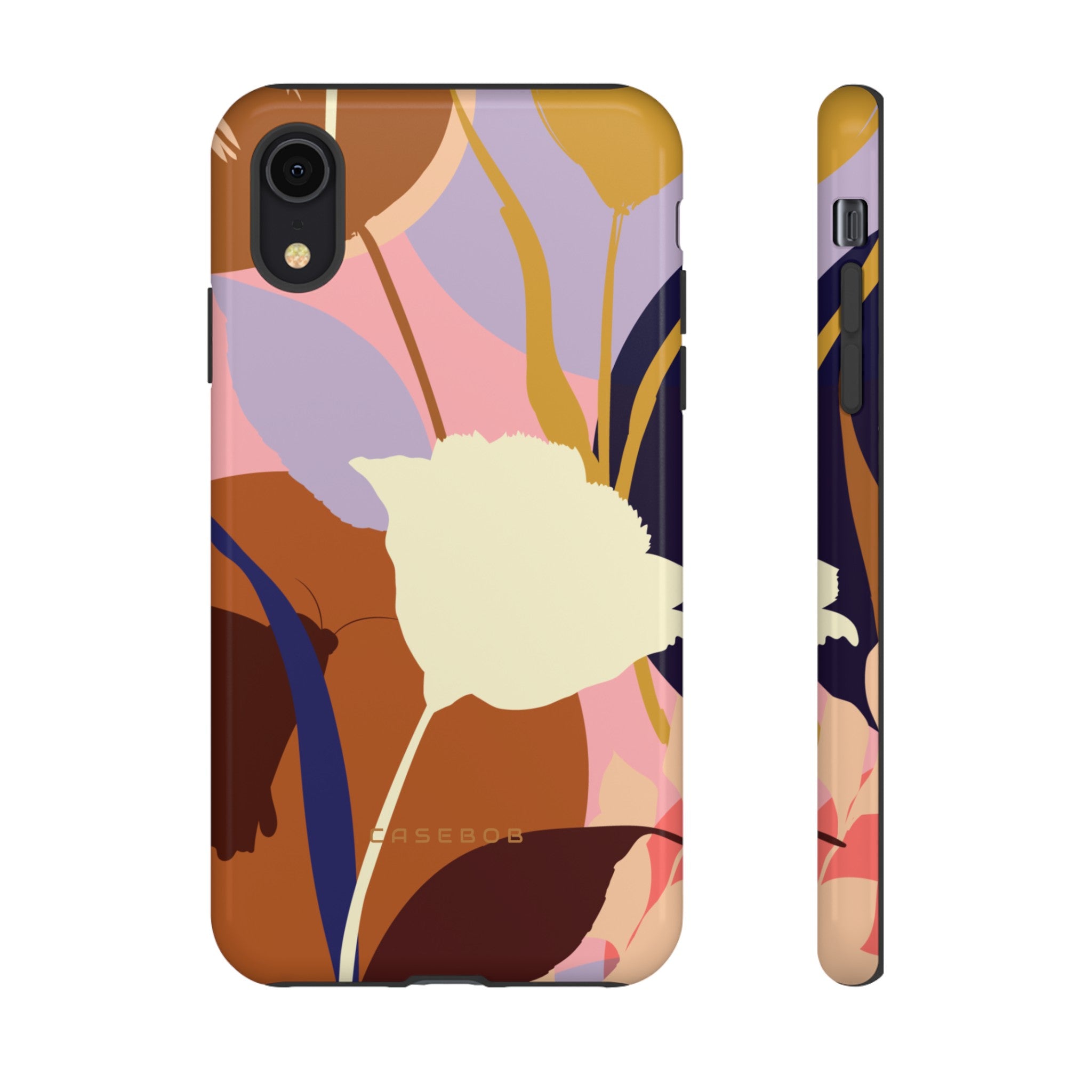 Summer Flower Silhouette iPhone case - Protective Phone Case