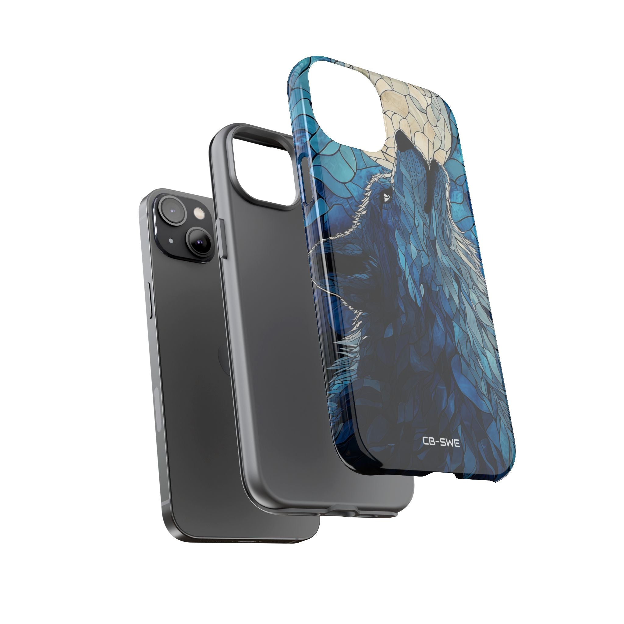 Wolf Howls Moonlight - iPhone Case