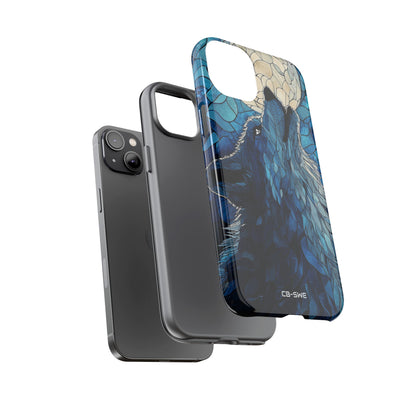 Wolf Howls Moonlight - iPhone Case