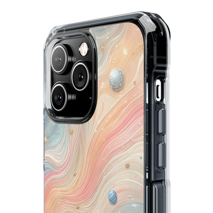 Iridescent Swirls iPhone 14 Pro Max Case - Impact