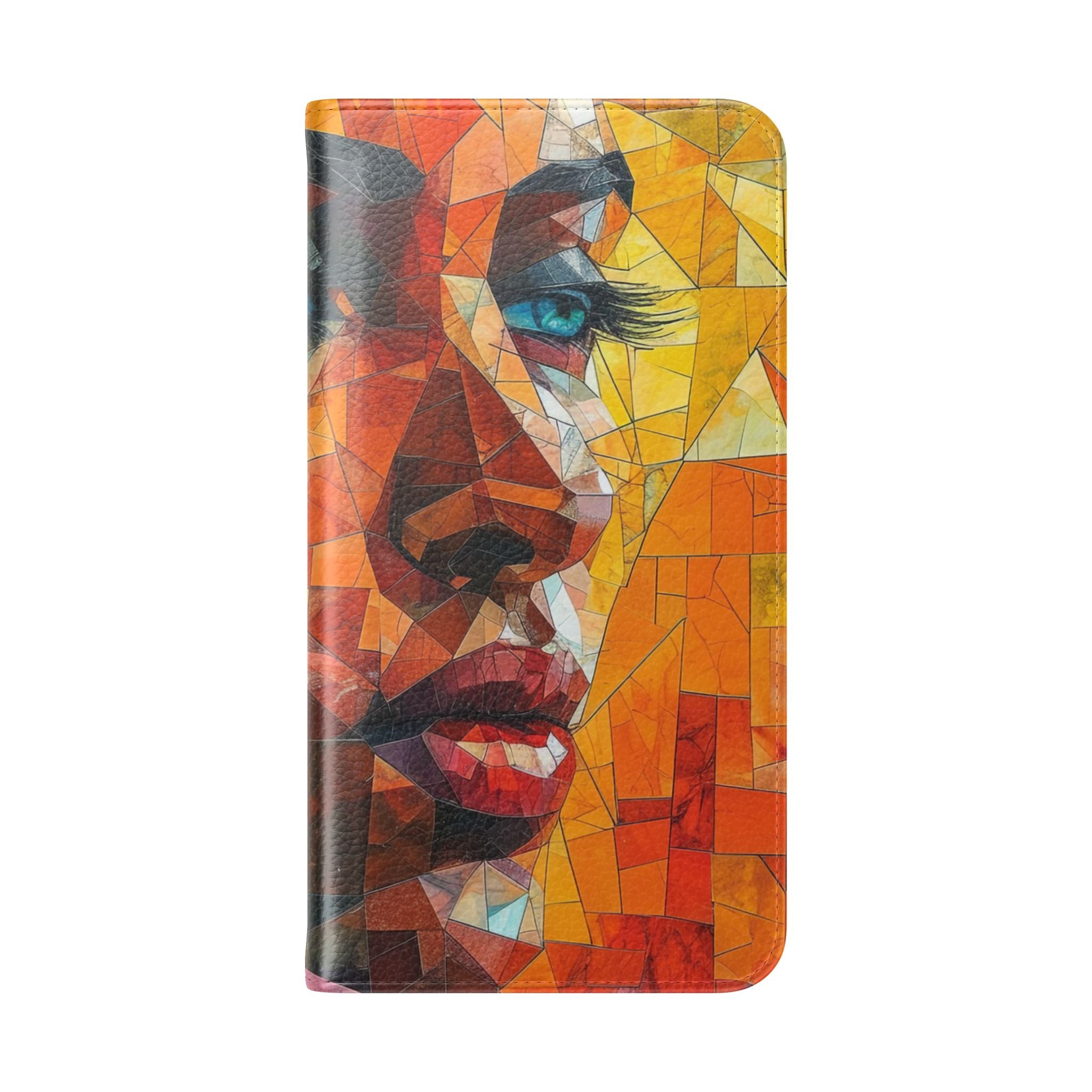 Mosaik Gaze Blå - Samsung S23+ Cover - Pung