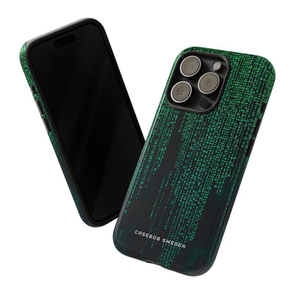 Matrix Gradient Flow iPhone 15 - Tough Phone Case