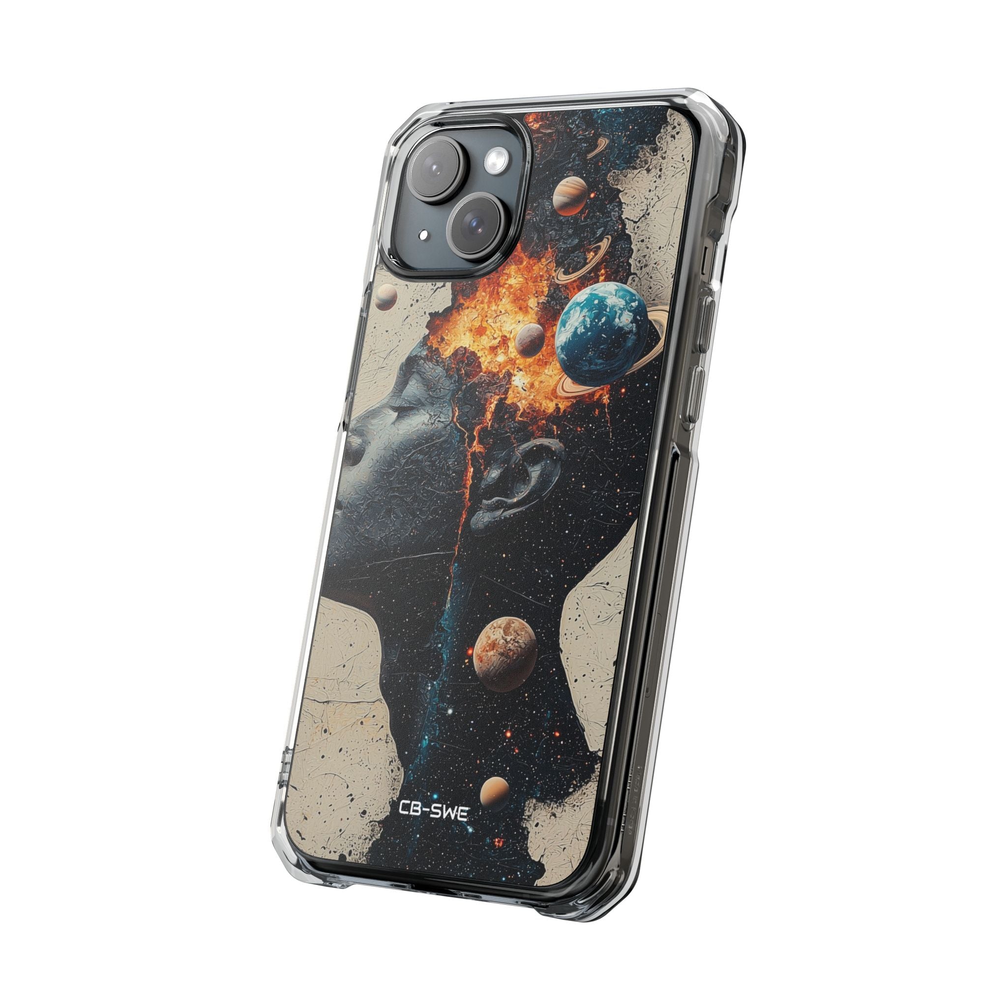 Cosmic Mind Erupts iPhone Case - Impact