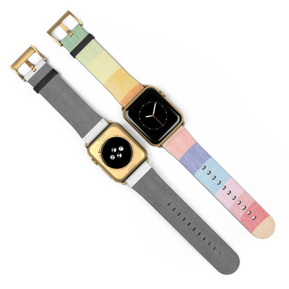 Pastel Rainbow Glow - Watch Band