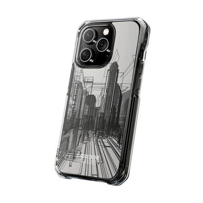 Urban Line Maze iPhone 14 - Impact Clear+