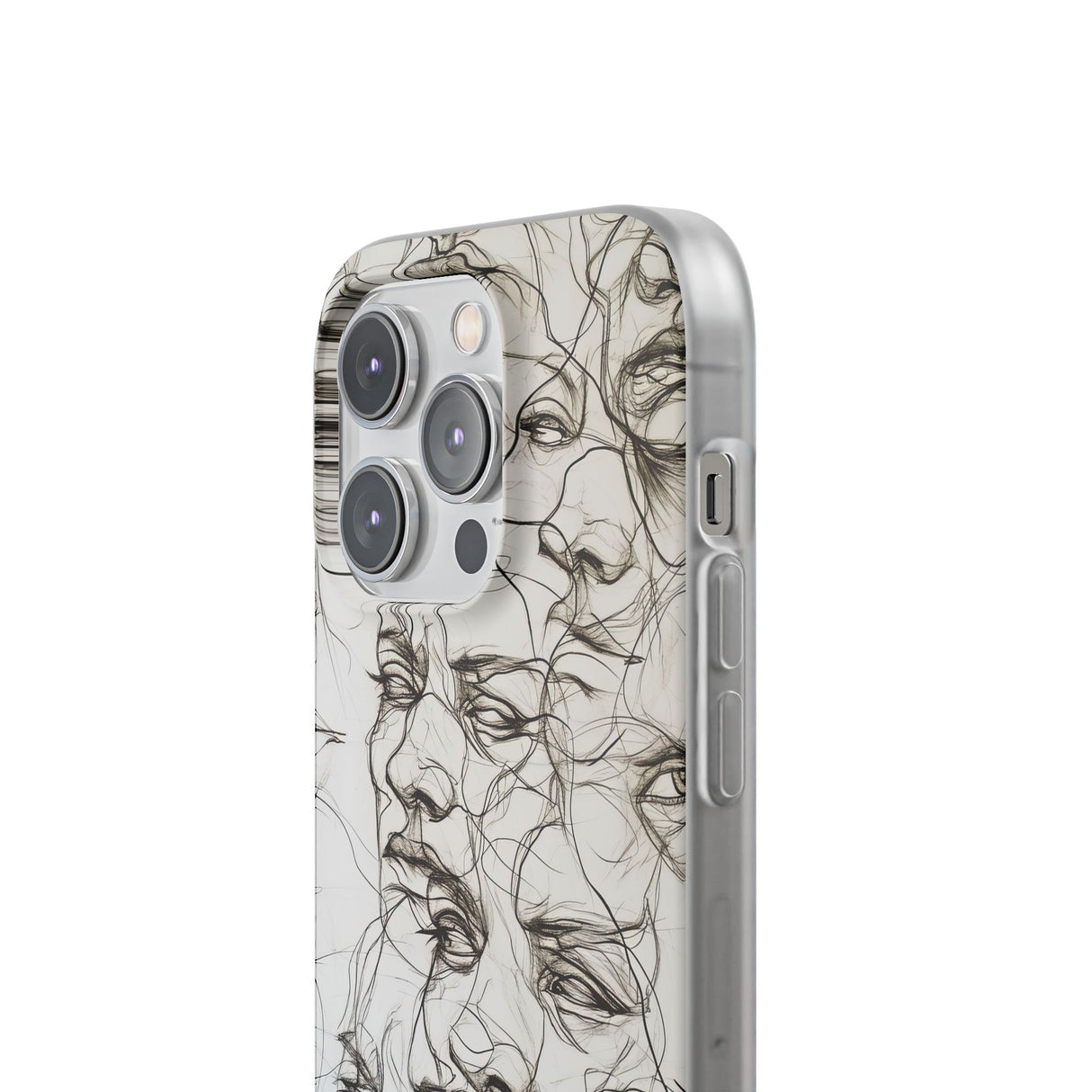 Ethereal Faces | Flexible Phone Case for iPhone