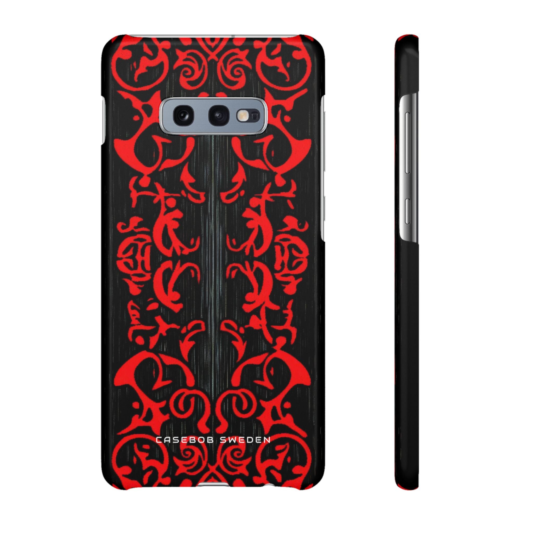 Gothic Crimson Symmetry Samsung S10 - Slim Phone Case