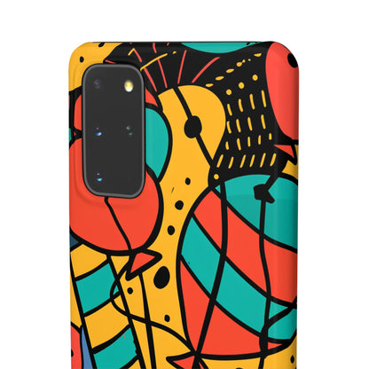 Playful Lines in Motion Samsung S20 - Slim Phone Case