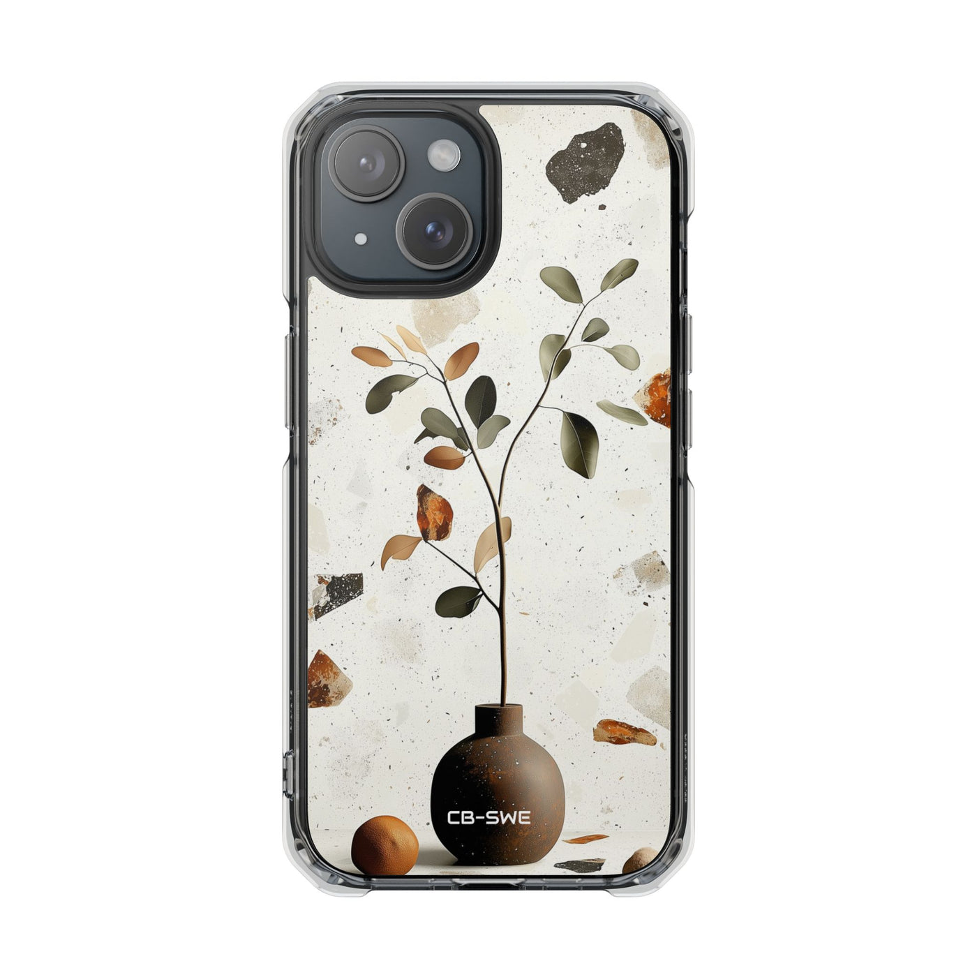 Vase Holds Leaves iPhone Case - Impact