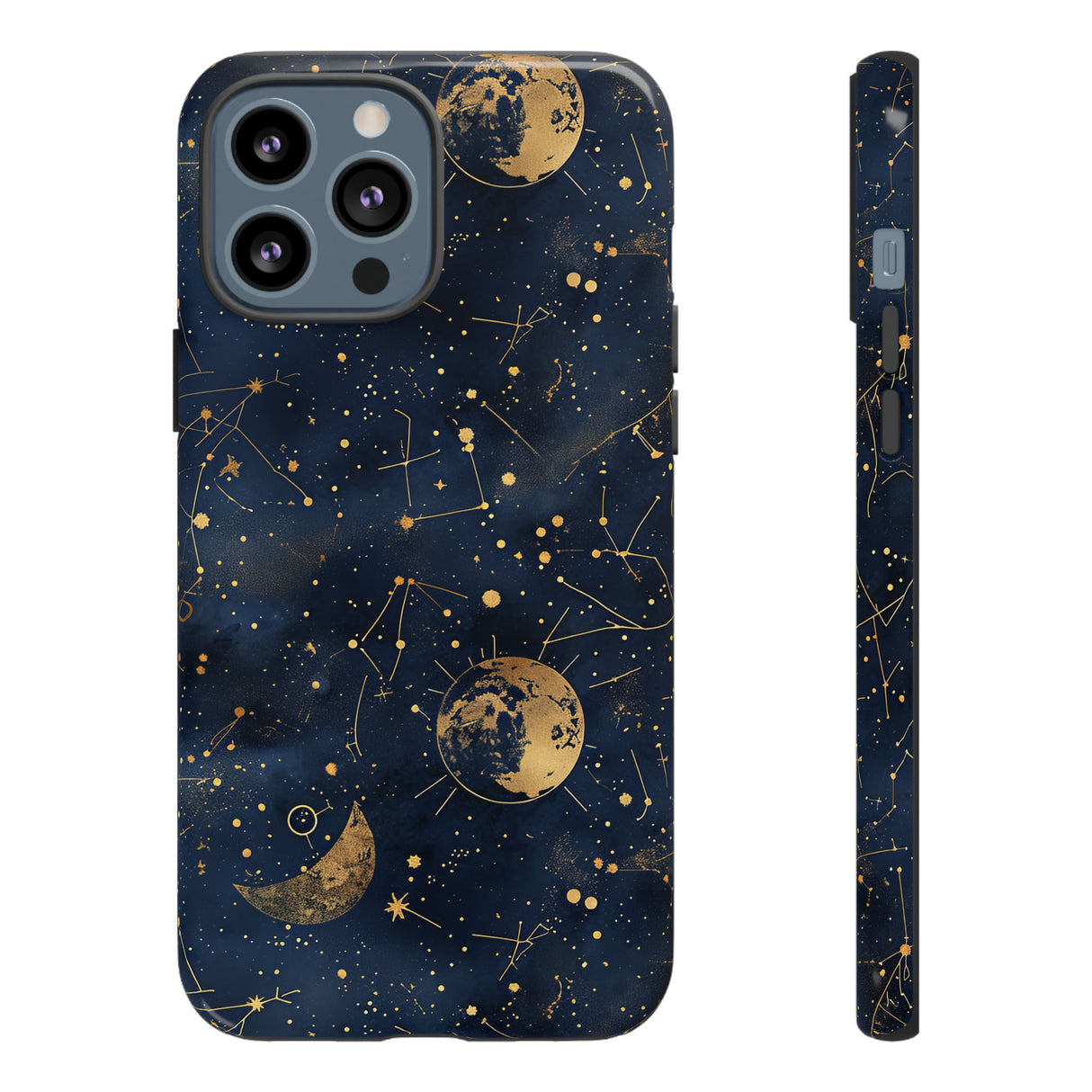 Celestial Zodiac Whispers - Protective Phone Case