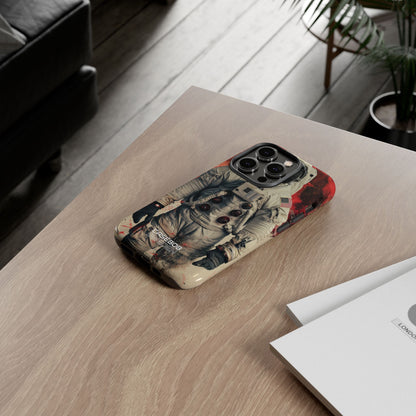 Crimson Spacewalk Dream iPhone 14 - Resistente