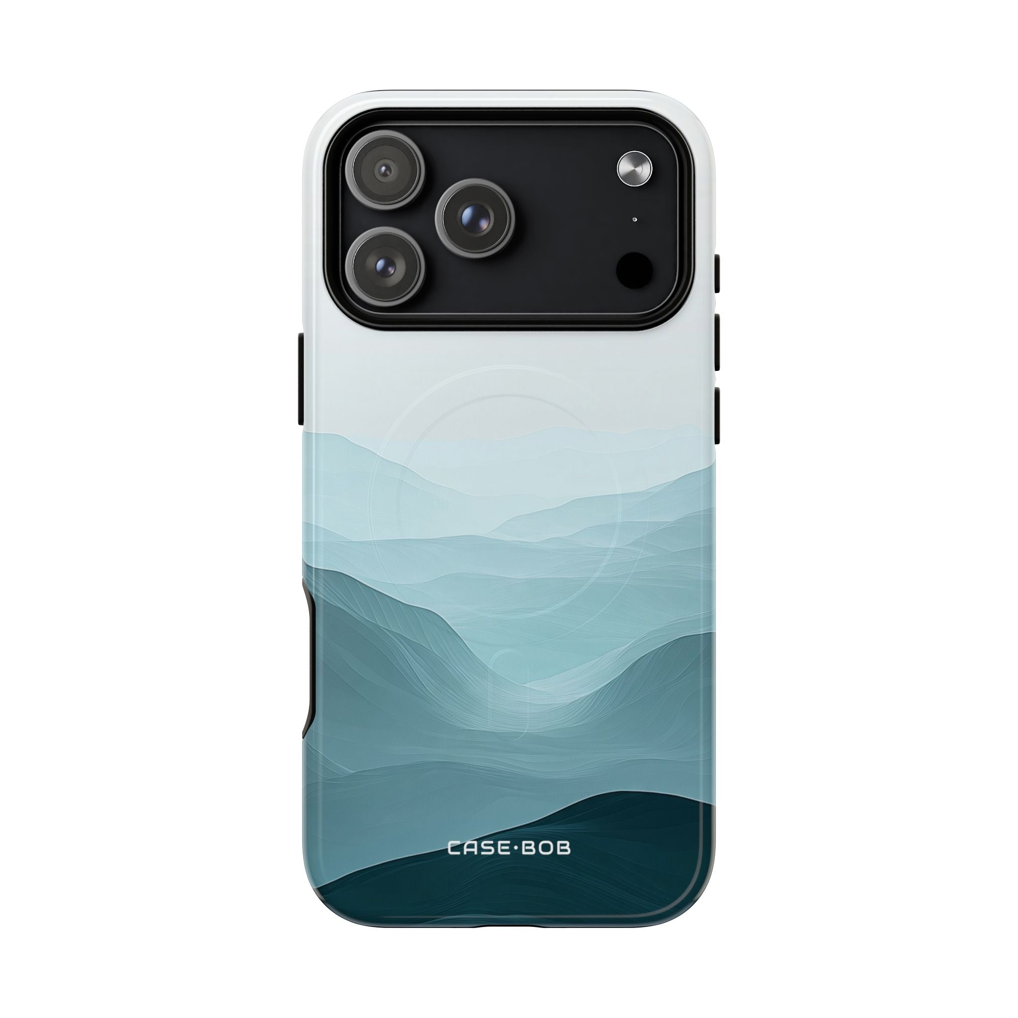 Teal Mist Mountains iPhone 17 Pro Max Case - Tough+