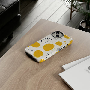 Dotted Yellow Simplicity - Protective Phone Case