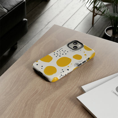 Dotted Yellow Simplicity - Protective Phone Case