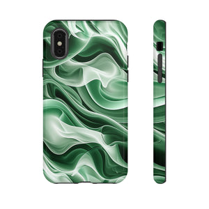 Verdant Wave Elegance - Schutzhülle fürs Telefon