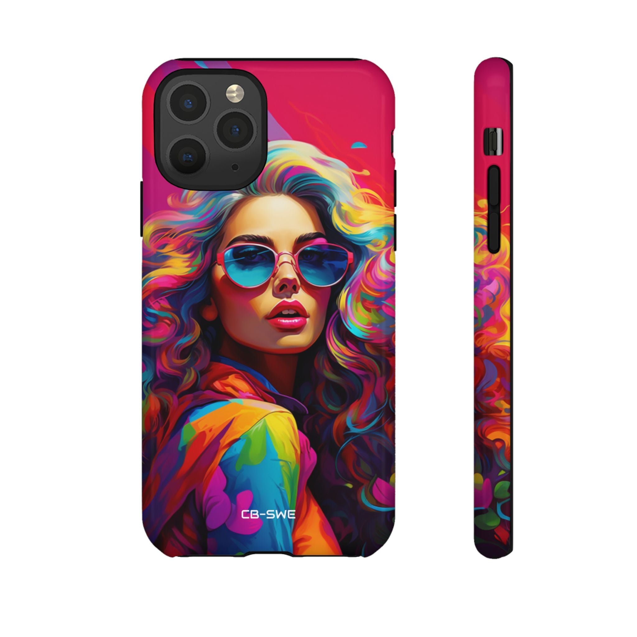 Surreal Color Fusion - iPhone Case