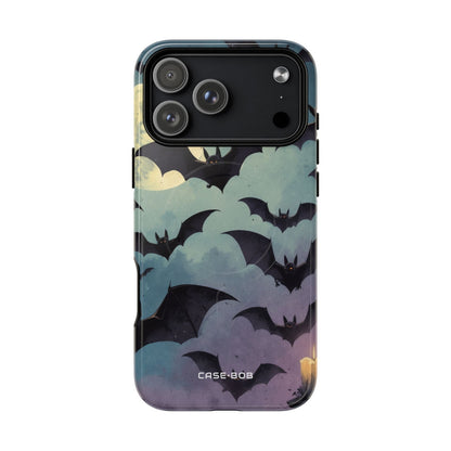 Glowing Bat Swarm iPhone 17 Pro Max Case - Tough+
