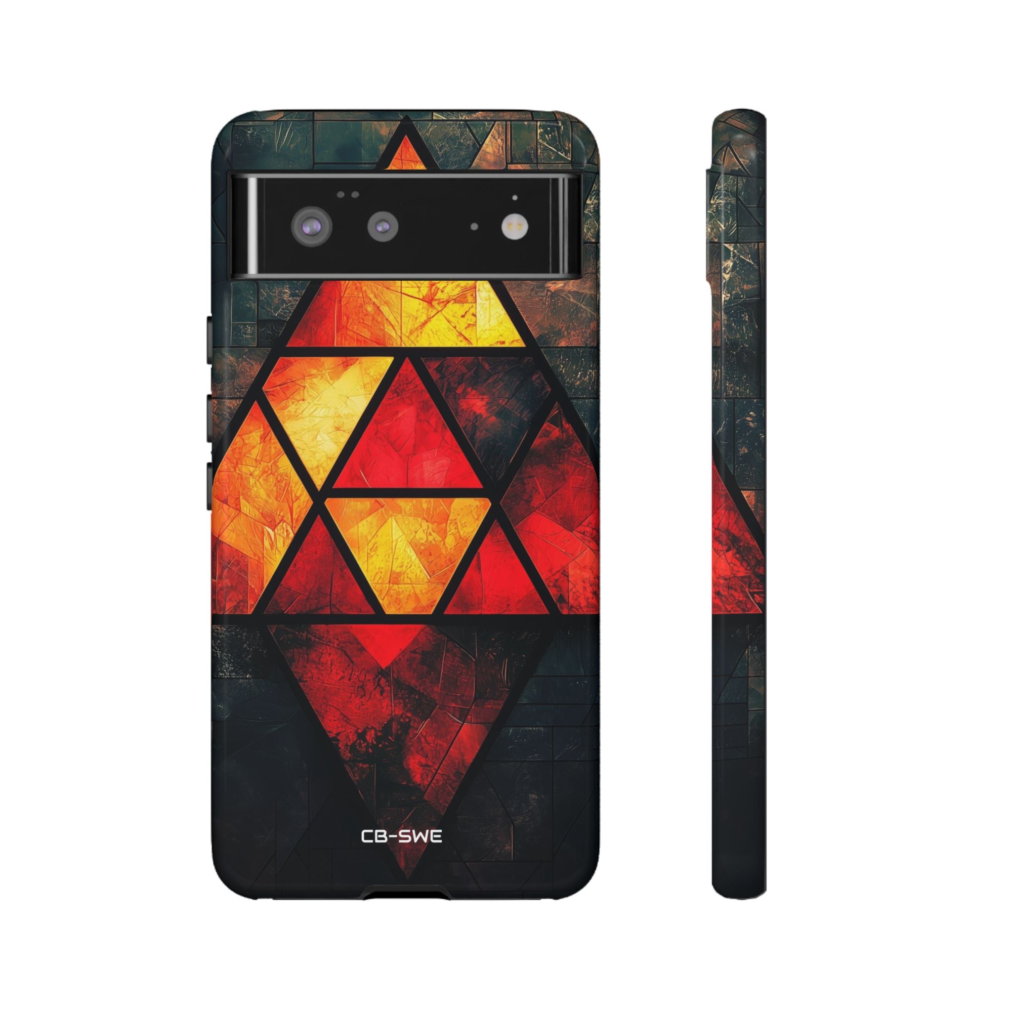 Triangles Illuminate Warmth - Google Pixel Case