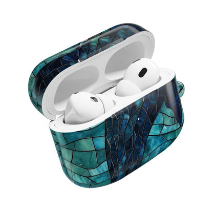 Blue Whale Mosaic - AirPods Case
