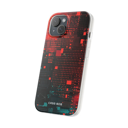 Grid Fusion iPhone 15 Case - Soft