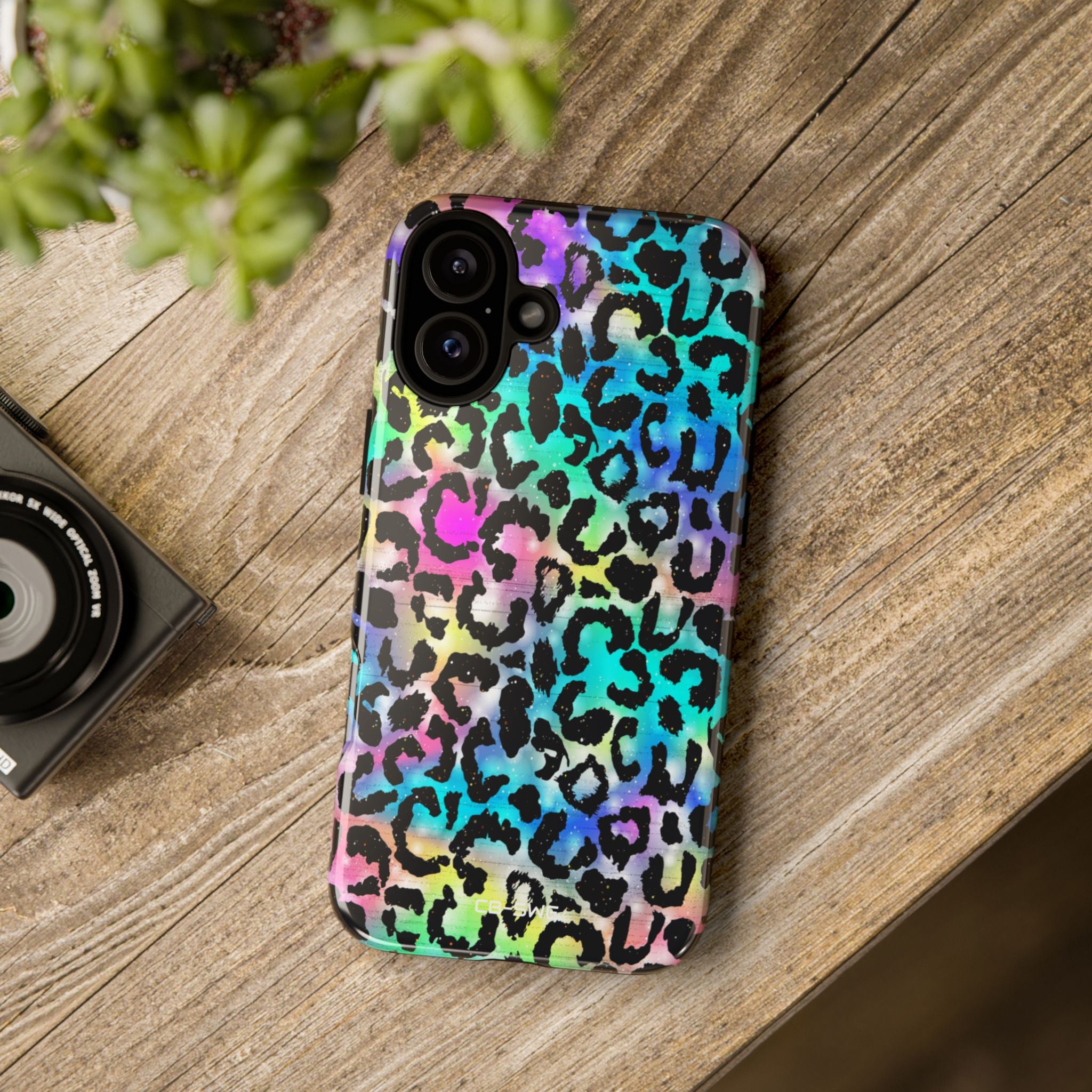 Galaxy Leopard Fantasy - iPhone Case