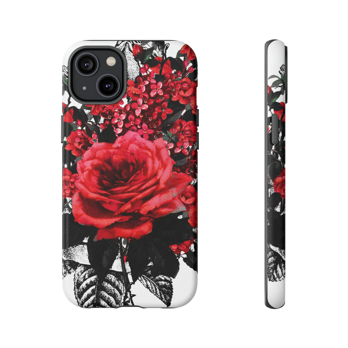 Rola Rose Gothic Flower - Protective Phone Case