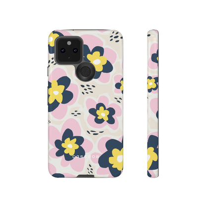 Pink Happy Flower - Protective Phone Case