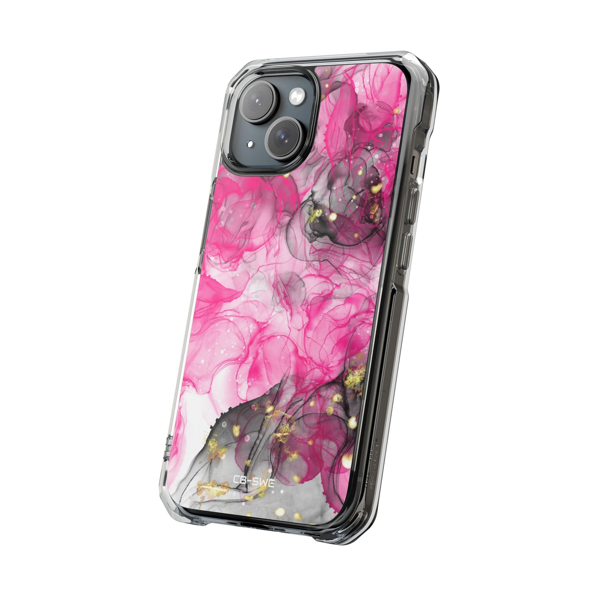 Vibrant Pink Swirls iPhone Case - Impact