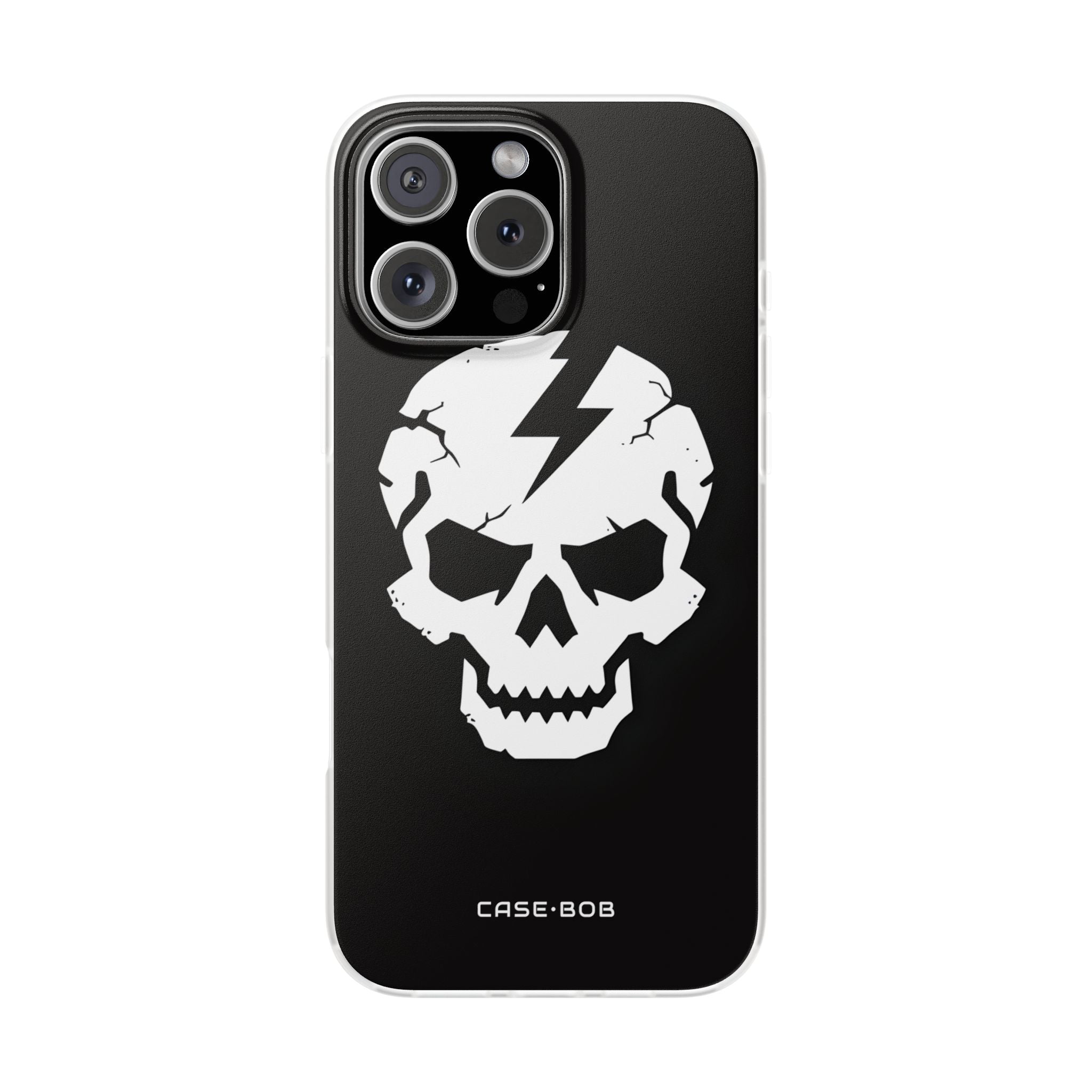 Lightning Skull iPhone 16 Pro Max Case - Soft