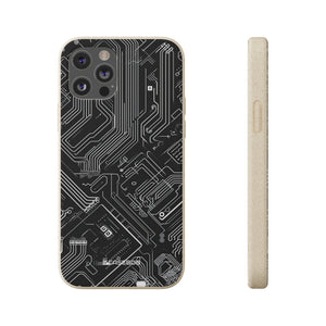 Cyber Circuitry Art | Biodegradable Phone Case