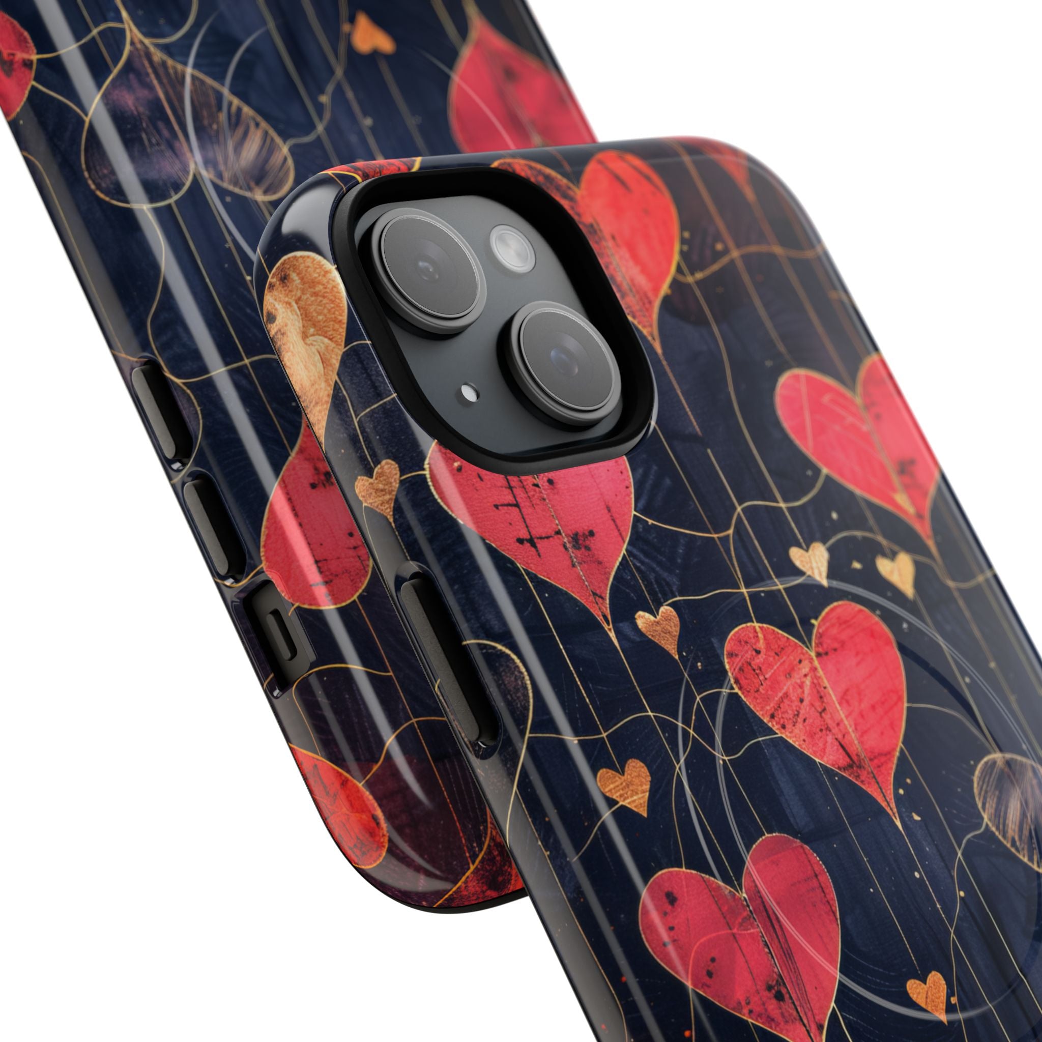 Golden Hearts Network iPhone 15 Plus Case - Tough+