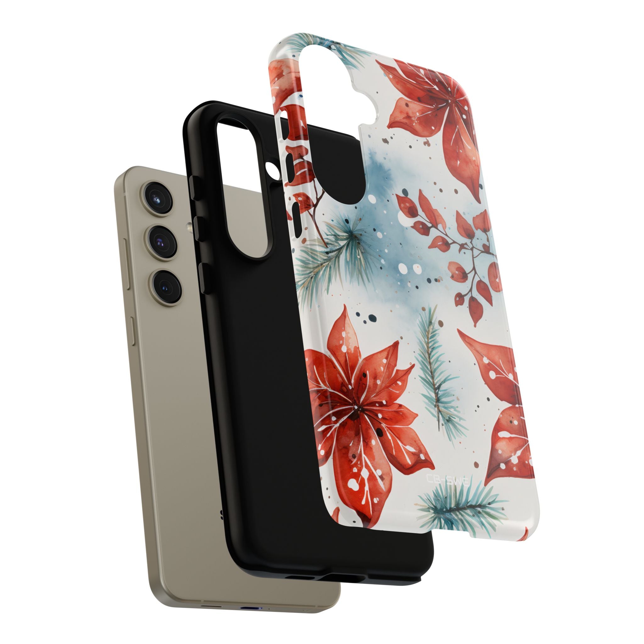 Poinsettias Bloom Bright - Samsung Case
