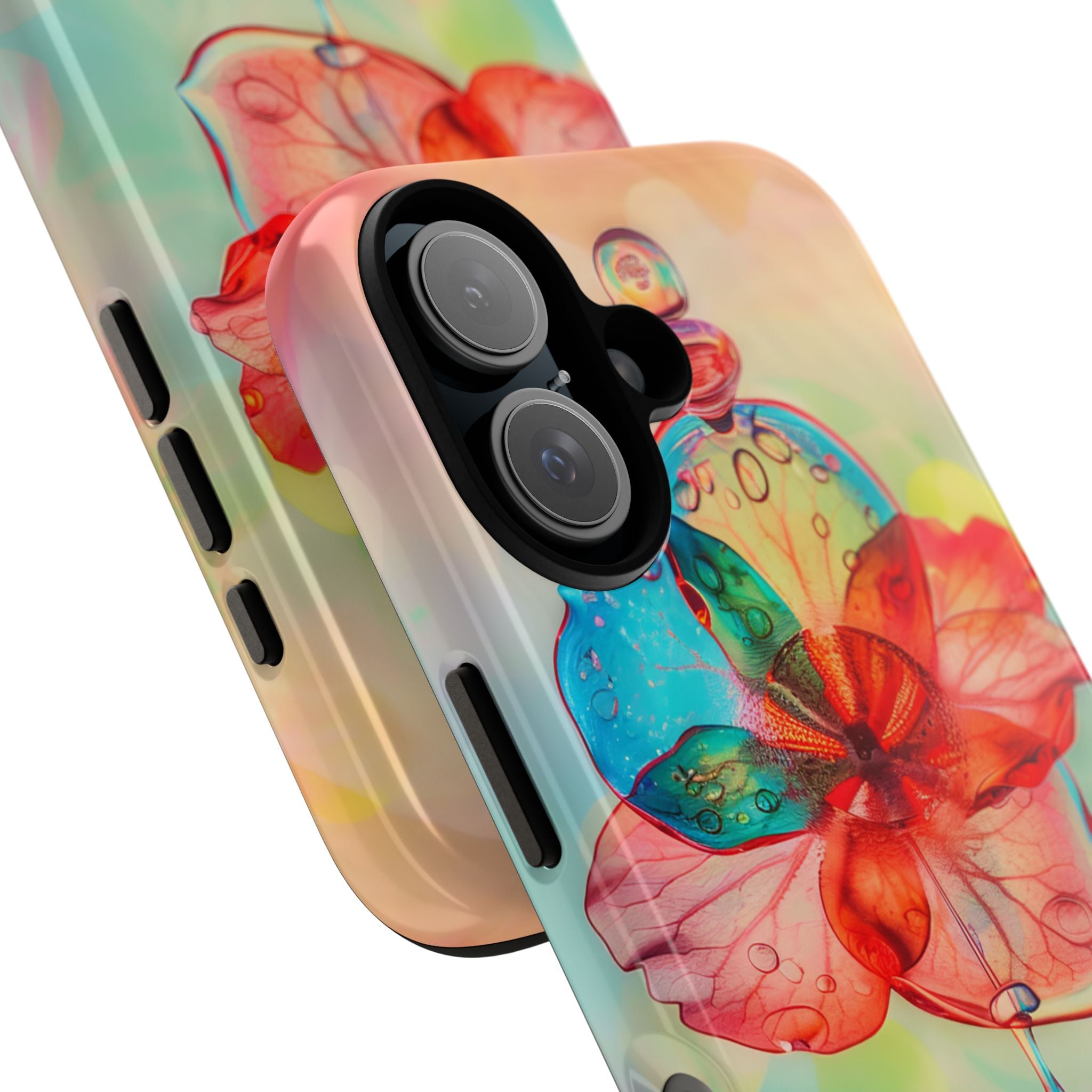 Ethereal Glass Flower iPhone 16 - Tough Phone Case