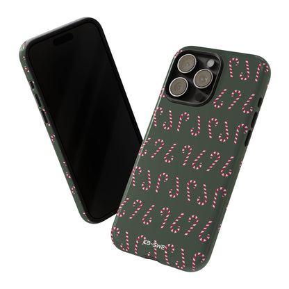Candy Canes Aligned - iPhone Case