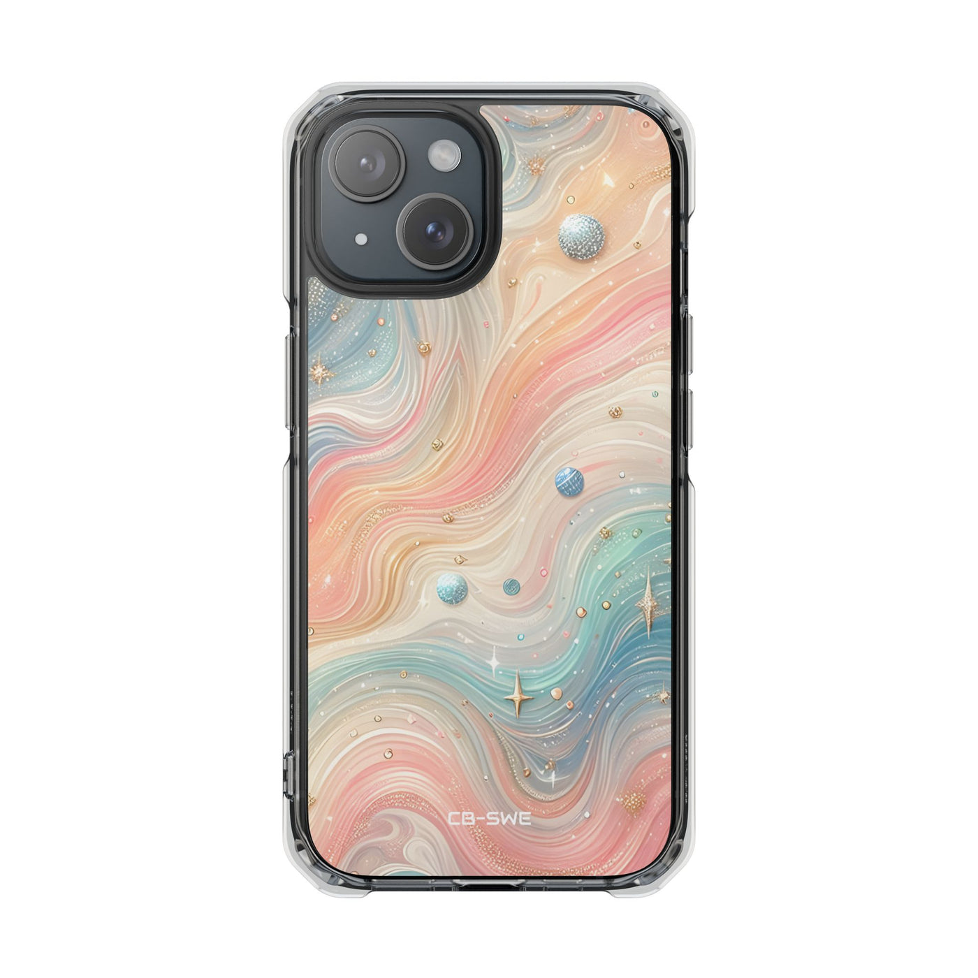 Celestial Waves Dance iPhone Case - Impact